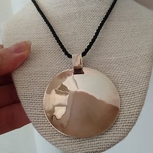 Robert Lee Morris Jewelry - Robert Lee Morris Studio Silver Disc Pendant Robert Lee Morris Jewelry - Robert Lee Morris Studio Silver Disc Pendant